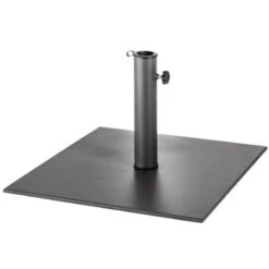 Pied De Parasol Plaque 20 Kg Anthracite Hespéride