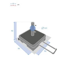 Pied De Parasol Valise à Roulettes Lostano 40kg Hespéride 11 Pied De Parasol Valise à Roulettes Lostano 40kg Hespéride -NAHAN Jardin Magasin pied de parasol valise roulettes lostano 40kg hesperide 5