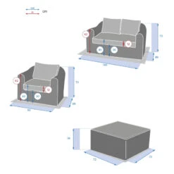 Salon 4 Places Moorea Terre Ombre Hespéride 15 Salon 4 Places Moorea Terre Ombre Hespéride -NAHAN Jardin Magasin salon 4 places moorea terre ombre hesperide 1 7