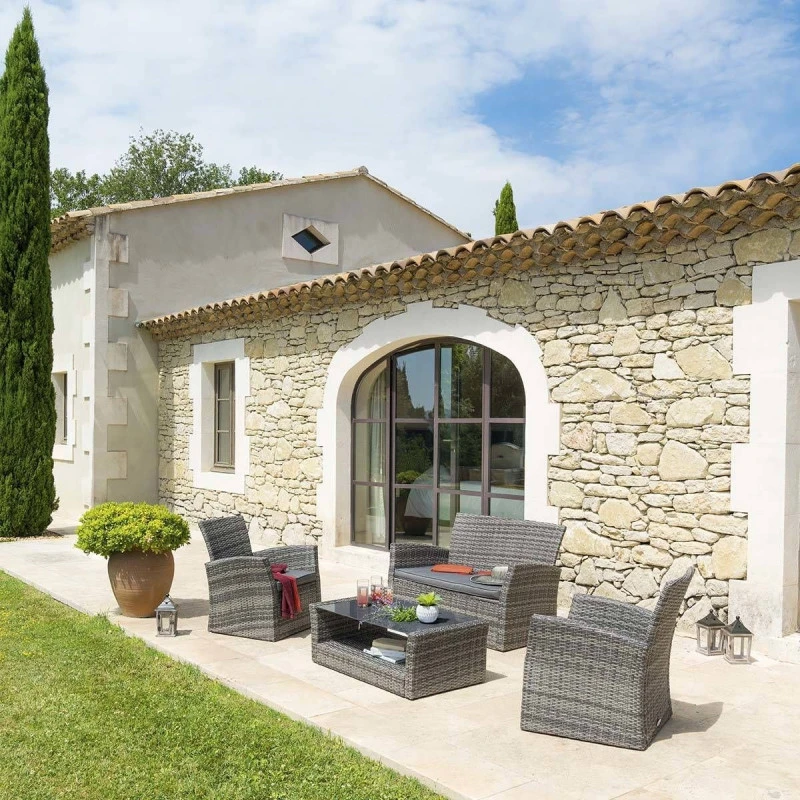 Salon Bora-bora Terre Ombre 4 Places Hespéride 1 Salon Bora-bora Terre Ombre 4 Places Hespéride