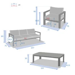 Salon De Jardin 5 Places Jauca Noisette / Gris Boisé Hespéride 12 Salon De Jardin 5 Places Jauca Noisette / Gris Boisé Hespéride -NAHAN Jardin Magasin salon de jardin 5 places jauca noisette gris boise hesperide 1 3