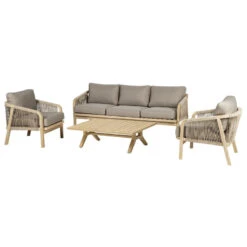 NAHAN Jardin Magasin -NAHAN Jardin Magasin salon de jardin en bois 5p papouasie hesperide 1