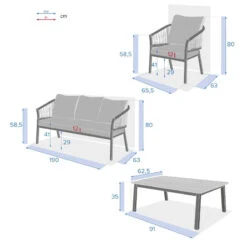 Salon De Jardin Oriengo 5 Places Taupe/blanc Hespéride 19 Salon De Jardin Oriengo 5 Places Taupe/blanc Hespéride -NAHAN Jardin Magasin salon de jardin oriengo 5 places taupe blanc hesperide 9