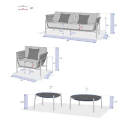 Salon De Jardin 5 Places Rubby Graphite Hespéride 13 Salon De Jardin 5 Places Rubby Graphite Hespéride -NAHAN Jardin Magasin salon de jardin rubby graphite premium hesperide 3