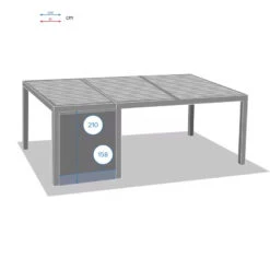 Store Semi-automatique Petit Modèle Pour Tonnelle Majaé Hespéride -NAHAN Jardin Magasin store semi automatique petit modele pour tonnelle majae hesperide 2