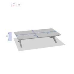 Table Basse Extérieure Embruns Praline Hespéride -NAHAN Jardin Magasin table basse exterieure embruns praline hesperide 2