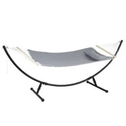 Toile De Hamac Matelassé Akio Gris Sans Pied Hespéride