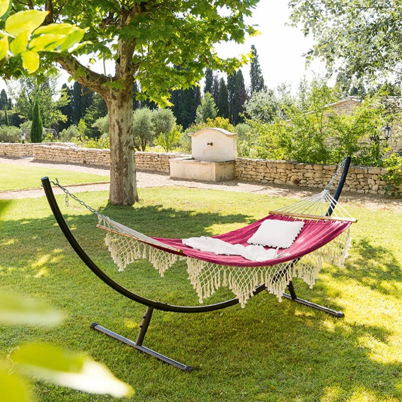 Toile Hamac Rialto Framboise 2 M Hespéride 2 Toile Hamac Rialto Framboise 2 M Hespéride – Image 2