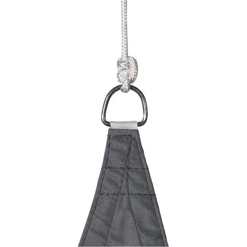 Toile Solaire 2x2x2m Curacao Gris Hespéride 2 Toile Solaire 2x2x2m Curacao Gris Hespéride – Image 2