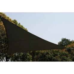 Toile Solaire 4x4x4m Curacao Gris Hespéride 8 Toile Solaire 4x4x4m Curacao Gris Hespéride -NAHAN Jardin Magasin toile solaire 4x4x4m luxe hesperide curacao gris 2