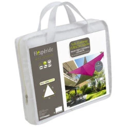 Toile Solaire 5x5x5m Curacao Blanc Hespéride 9 Toile Solaire 5x5x5m Curacao Blanc Hespéride -NAHAN Jardin Magasin toile solaire 5x5x5m luxe hesperide curacao blanc 3