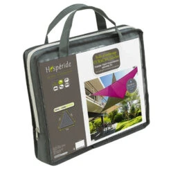 Toile Solaire 5x5x5m Curacao Gris Hespéride 8 Toile Solaire 5x5x5m Curacao Gris Hespéride -NAHAN Jardin Magasin toile solaire 5x5x5m luxe hesperide curacao gris 3