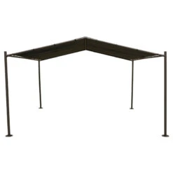 Tonnelle Certeli Carrée Forme Abri Coloris Graphite/ardoise -NAHAN Jardin Magasin tonnelle certeli carree forme abri coloris graphite ardoise 4