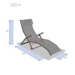 Transat 2 Positions Olive / Graphite Decima Hespéride 13 Transat 2 Positions Olive / Graphite Decima Hespéride -NAHAN Jardin Magasin transat 2 positions olive graphite decima hesperide 6