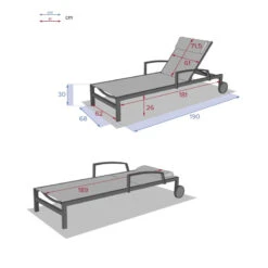 Transat Ocala Inclinable Jade/graphite Hespéride 11 Transat Ocala Inclinable Jade/graphite Hespéride -NAHAN Jardin Magasin transat ocala inclinable jadegraphite hesperide 5