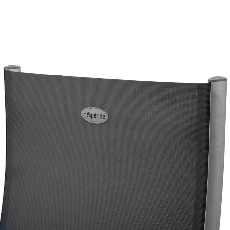 Transat Samba Pliable Et Empilable Gris Ardoise Hespéride 7 Transat Samba Pliable Et Empilable Gris Ardoise Hespéride – Image 7