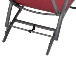 Transat Samba Pliable Grenade/graphite Hespéride -NAHAN Jardin Magasin transat samba pliable grenadegraphite hesperide 4