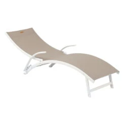 Transat Samba Pliable Noisette/blanc Hespéride 9 Transat Samba Pliable Noisette/blanc Hespéride -NAHAN Jardin Magasin transat samba pliable noisetteblanc hesperide 2