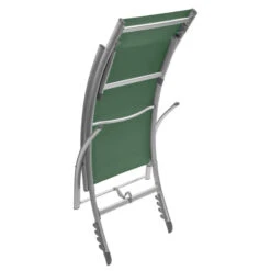 Transat Samba Pliable Et Empilable Vert Olive Hespéride -NAHAN Jardin Magasin transat samba vert olive hesperide 1 8